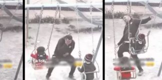 No le importó pasar vergüenza para ver feliz a sus hijos