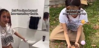 Viral, no deja a sus amigos usar su baño y los manda al patio