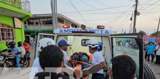 Foto: Taxista impacta catapulta a motociclista y lo deja lesionado en Bilwi/TN8