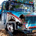 Mareo provocó brutal choque entre bus y jeep en el departamento de Rivas Brutal accidente en Rivas