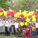 Elevan globos en conmemoración al 44 aniversario de la Cruzada Nacional de Alfabetización Foto: Elevan globos en conmemoración al 44 aniversario de la Cruzada Nacional de Alfabetización/TN8