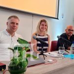 Periodistas sostienen encuentro con la Agencia de Noticias Sputnik Foto: Nicaragua y Sputnik /cortesía