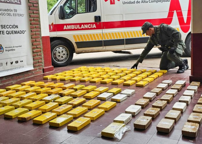 1 Iban camuflados 134 kilos de cocaína en una ambulancia falsa en Argentina
