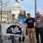Foto: Nicaragua se solidariza con Palestina en el Capitolio de Washington / Cortesía