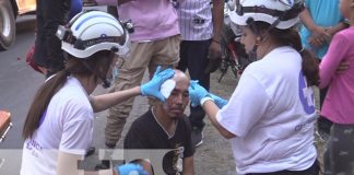Foto: Fuerte colisión entre motocicletas deja dos heridos en Estelí/TN8