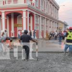 Foto: Avanza la modernización de calles históricas en Granada con concreto hidráulico/TN8