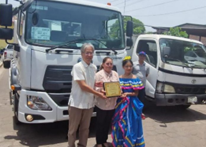 1 Foto:Japón realiza una donación de un camión de basura al Pueblo Nuevo en Estelí/Cortesía