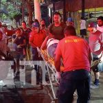 Accidente de tránsito frente al nuevo parque Palestina en Managua