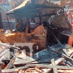 Incendio en humilde vivienda de Managua