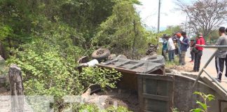 Se precipitó a un cauce en Estelí