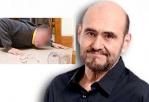Edgar Vivar es trasladado de emergencia a un hospital, luego una fuerte caída