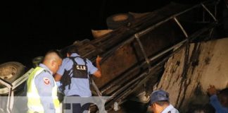 Foto: Cuatro muertos y tres lesionados en brutal accidente en puente Labu de Siuna/TN8