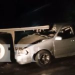 Carazo: accidente de tránsito en la carretera a La Boquita deja dos lesionados Foto: Carazo: accidente de tránsito en la carretera a La Boquita deja dos lesionados/TN8