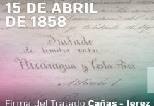 166 aniversario de la firma del Tratado de Límites Cañas Jerez, entre las Repúblicas de Nicaragua y Costa Rica 166 aniversario de la firma del Tratado de Límites Cañas Jerez, entre las Repúblicas de Nicaragua y Costa Rica