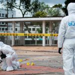 Hallan cuerpo sin vida envuelto en un saco en Bogotá Colombia Foto: Violencia en Colombia /cortesía