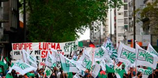 Foto: Paro nacional en Uruguay /cortesía