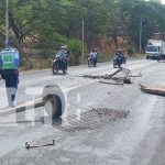 Tráiler choca de frente contra autobús en la Carretera Juigalpa-Managua Tráiler choca de frente contra autobús en la carretera Juigalpa-Managua