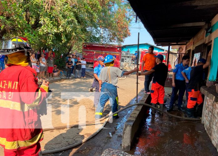Foto: Incendio en Chinandega /TN8