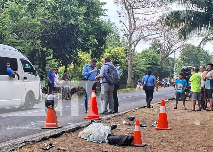 Foto: Mortal encontronazo entre dos motocicletas deja un fallecido en El Muro / TN8