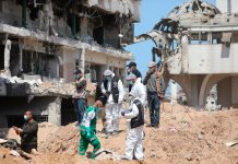 Asciende a 283 los cuerpos encontrados en misteriosa fosa de Gaza Foto: Descubierta fosa común en Gaza /cortesía