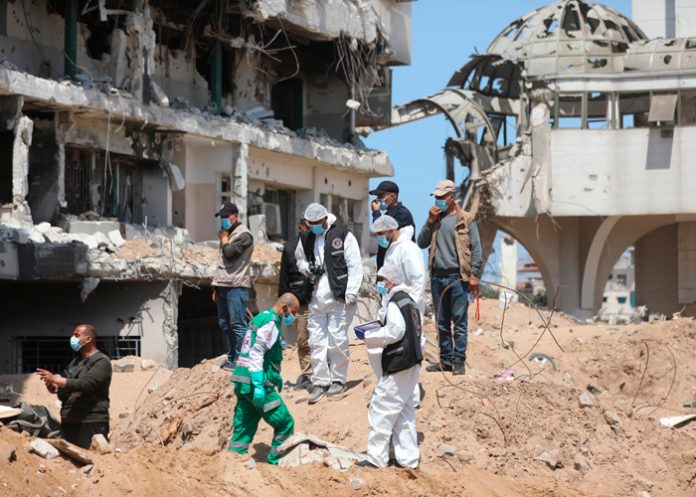 1 Foto: Descubierta fosa común en Gaza /cortesía