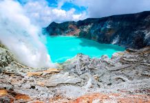 Turista China fallece en trágica caída en un volcán de Indonesia Foto: Tragedia en Indonesia /cortesía