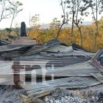 Foto: Familia afectada por incendio en Matiguás/TN8