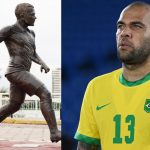 Bochorno en redes: Estatua de Dani Alves es retirada tras condena por violación Retiran la estatua en homenaje a Dani Alves