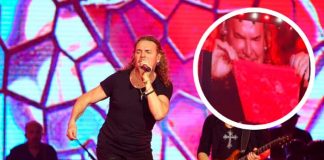 Fher de Maná, olió la ropa interior de una fan durante un concierto (Video)