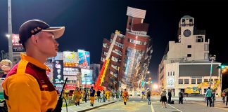 Foto: Sismo devastador en Taiwán /cortesía
