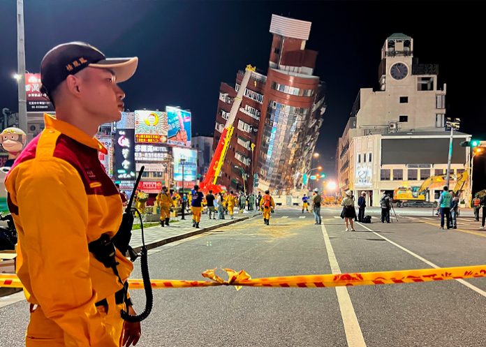 Foto: Sismo devastador en Taiwán /cortesía