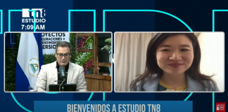 Foto: He Beibe habla del desarrollo de energías limpias /Cortesía
