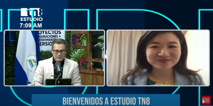 2 Foto: He Beibe habla del desarrollo de energías limpias /Cortesía