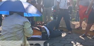 Foto: Motociclista gestor de entidad bancaria resulta con múltiples fracturas en la pista El Recreo/TN8