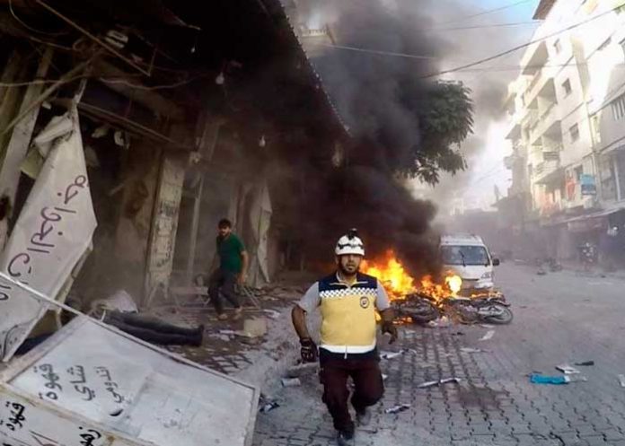 2 Mueren siete niños en una explosión en el sur de Siria