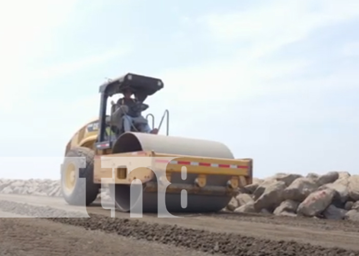 Foto: ¡Transformación vial en Nicaragua! Avanza la construcción de la carretera costanera en Corinto/TN8