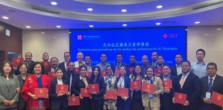 Concluye seminario de Comunicadores Sandinistas en la República Popular China