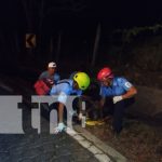 Accidente motociclístico en carretera hacia Paiwas: hombre resulta herido en Río Blanco Foto: Accidente motociclístico en carretera hacia Paiwas: hombre resulta herido en Río Blanco/TN8