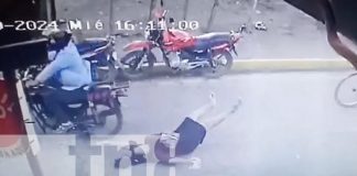 Foto: Señora se raja "La Vida" tras caer de una moto en la Isla de Ometepe/TN8