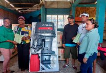 Entregan motores marinos a pescadores del Caribe Sur Foto: Entregan motores marinos a pescadores del Caribe Sur / Cortesía
