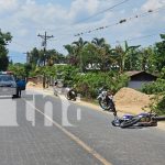 Motociclista impacta a otra moto en Chusli, Jalapa en Nueva Segovia Foto: Motociclista impacta a otra moto en Chusli, Jalapa en Nueva Segovia/TN8