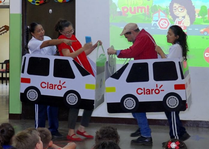 Foto:Claro Nicaragua promueve campaña de Educación Vial “Run, Ring, Pum”/Cortesía
