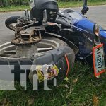 Presunto exceso de velocidad causó que un motociclista provocara accidente en Jalapa Foto: Presunto exceso de velocidad causó que un motociclista provocara accidente en Jalapa/TN8
