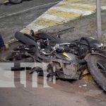 Se duerme en su moto y choca contra un poste en Altamira Vivo de milagro al chocar contra un poste en Altamira