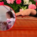 Niña pide silencio en el velorio de su padre: ¡Pensó que estaba dormido! En el velorio de su padre niña pidió silencio