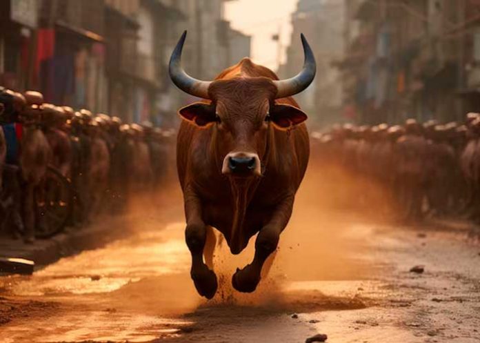 Toro escapó de un matadero y ataca a los trabajadores