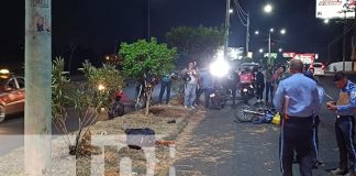 Motociclista fallece tras impactar contra un poste en la Pista Suburbana en Managua