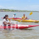 Intur realiza exitoso Triatlón en el Lago Cocibolca desde Granada