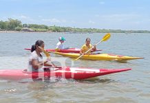 Intur realiza exitoso Triatlón en el Lago Cocibolca desde Granada