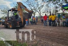 Autoridades inician 4 km más del tramo carretero de Juigalpa hacia Puerto Díaz, Chontales Foto: Autoridades inician 4 km más del tramo carretero de Juigalpa hacia Puerto Díaz, Chontales/TN8